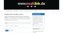 Desktop Screenshot of musiclink.de