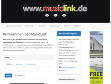 Tablet Screenshot of musiclink.de