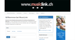 Desktop Screenshot of musiclink.ch